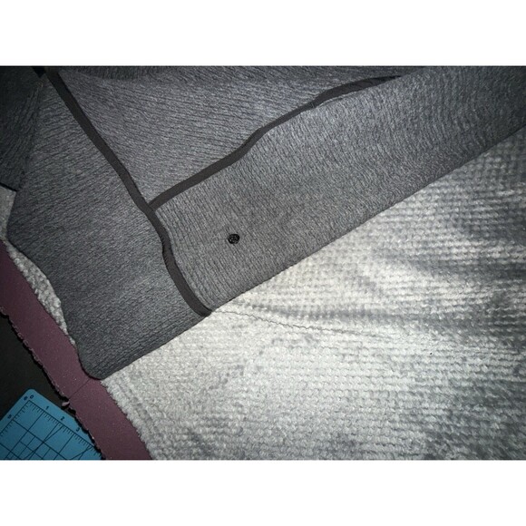 Lululemon On Repeat Dress Size 6 Dark Gray Black Removable Collar - Picture 6 of 16